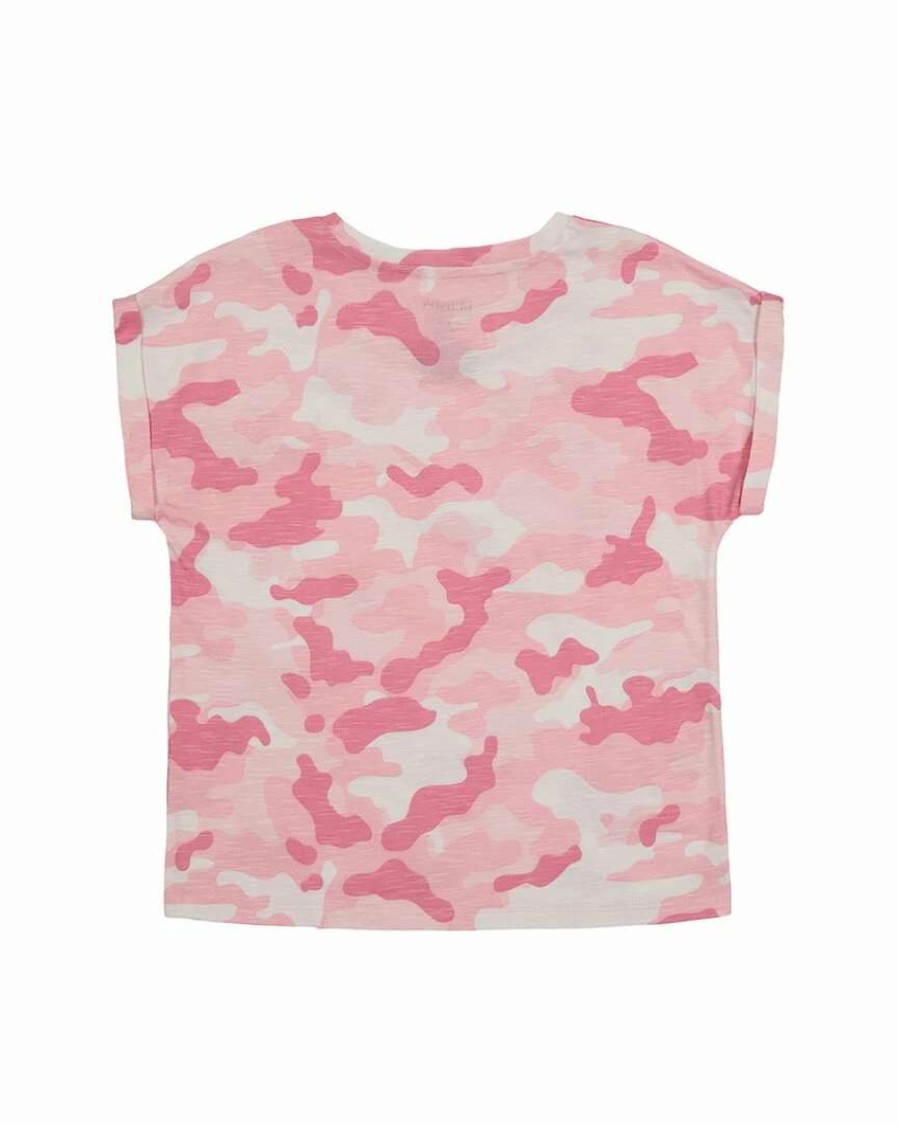 Tops * | Hudson Jeans Camo T-Shirt Kids Tops