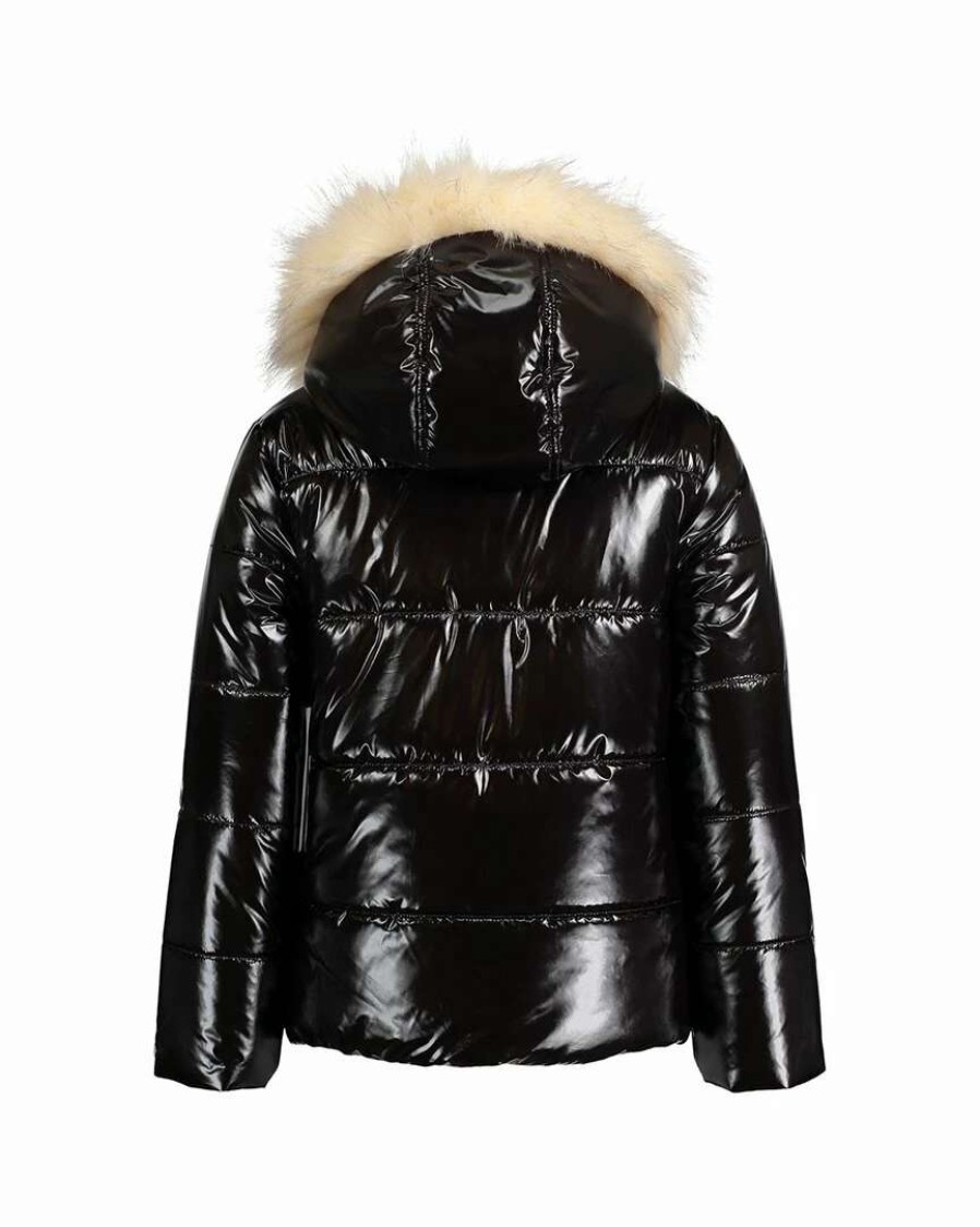 Outerwear * | Hudson Jeans High Gloss Puffer Jacket Kids Outerwear