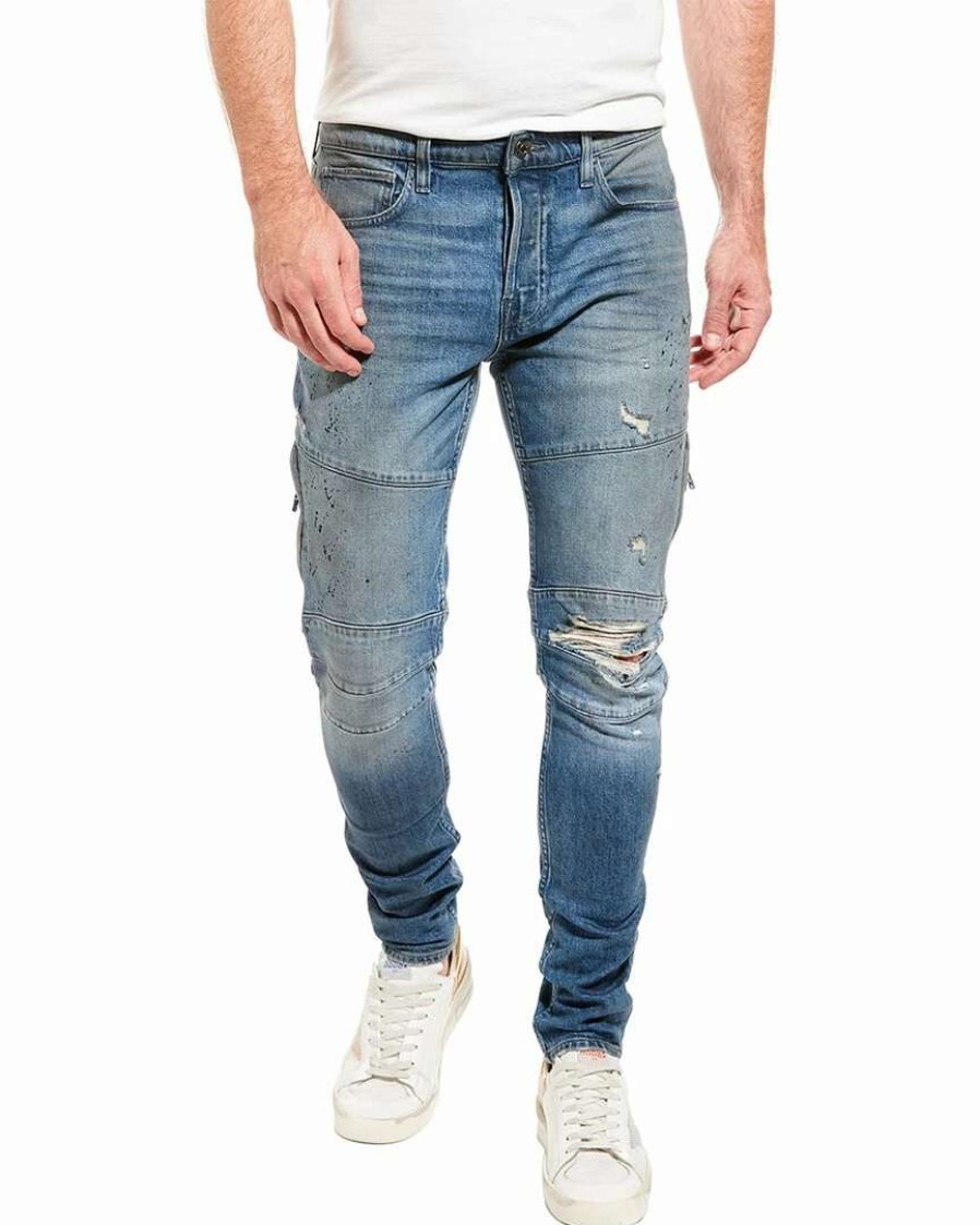 Jeans * | Hudson Jeans Zack Matte Vintage Biker Skinny Jean Men