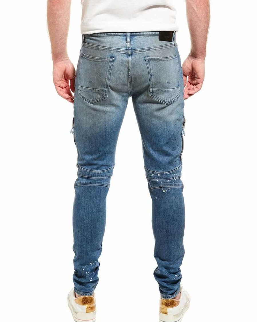 Jeans * | Hudson Jeans Zack Matte Vintage Biker Skinny Jean Men