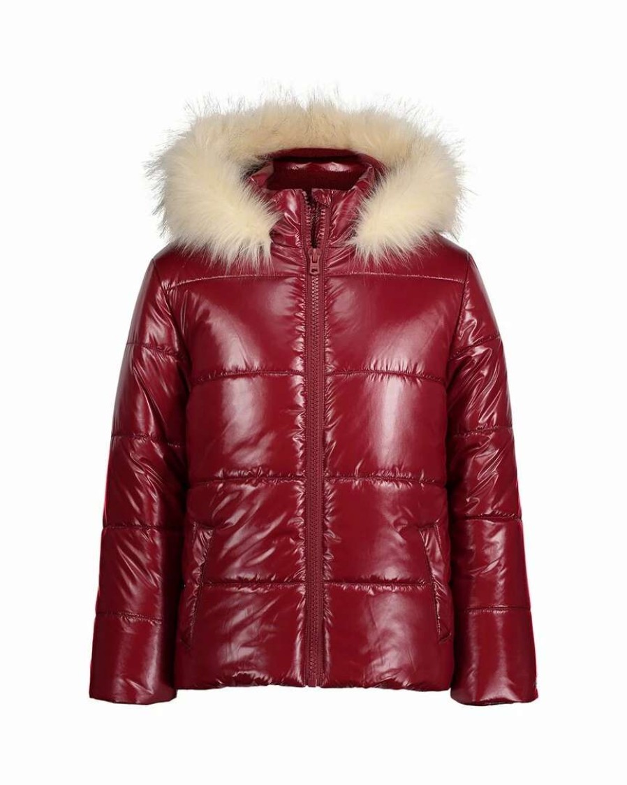 Outerwear * | Hudson Jeans High Gloss Puffer Jacket Kids Outerwear