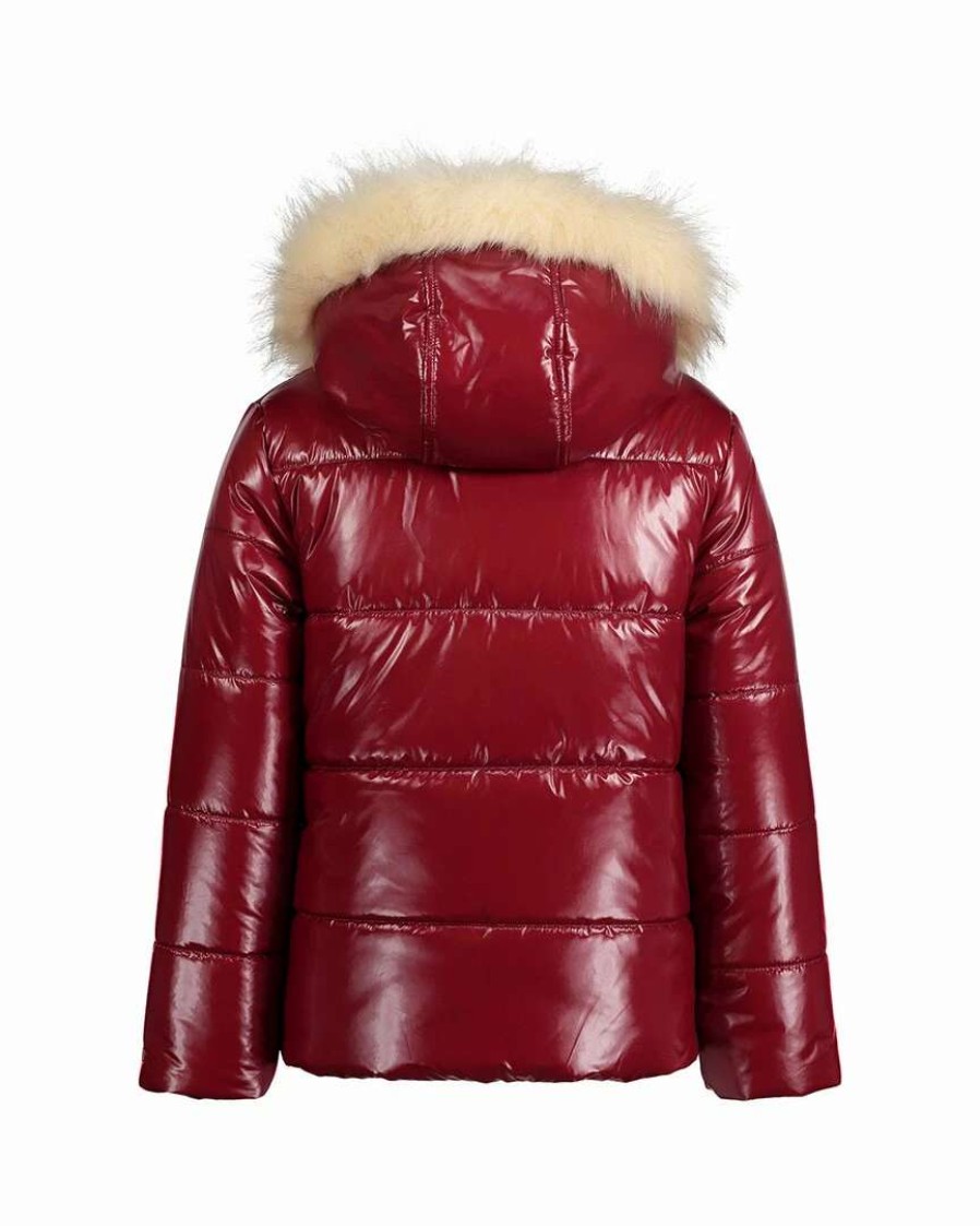 Outerwear * | Hudson Jeans High Gloss Puffer Jacket Kids Outerwear