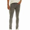 Jeans * | Hudson Jeans Zack Coated Ash Side Zip Skinny Jean Men