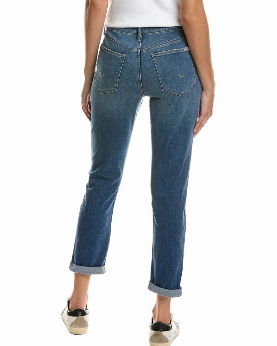 Jeans * | Hudson Jeans Natalie Keeler Mid-Rise Slim Boyfriend Crop Jean Women