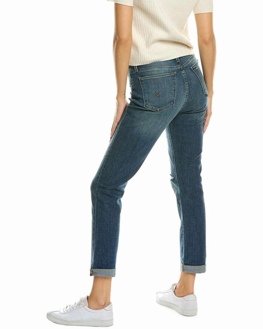 Jeans * | Hudson Jeans Natalie Mid-Rise Slim Boyfriend Crop Jean Women