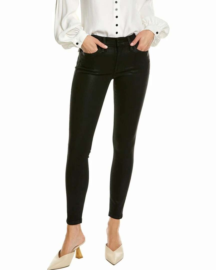 Jeans * | Hudson Jeans Natalie Black Super Skinny Ankle Jean Women