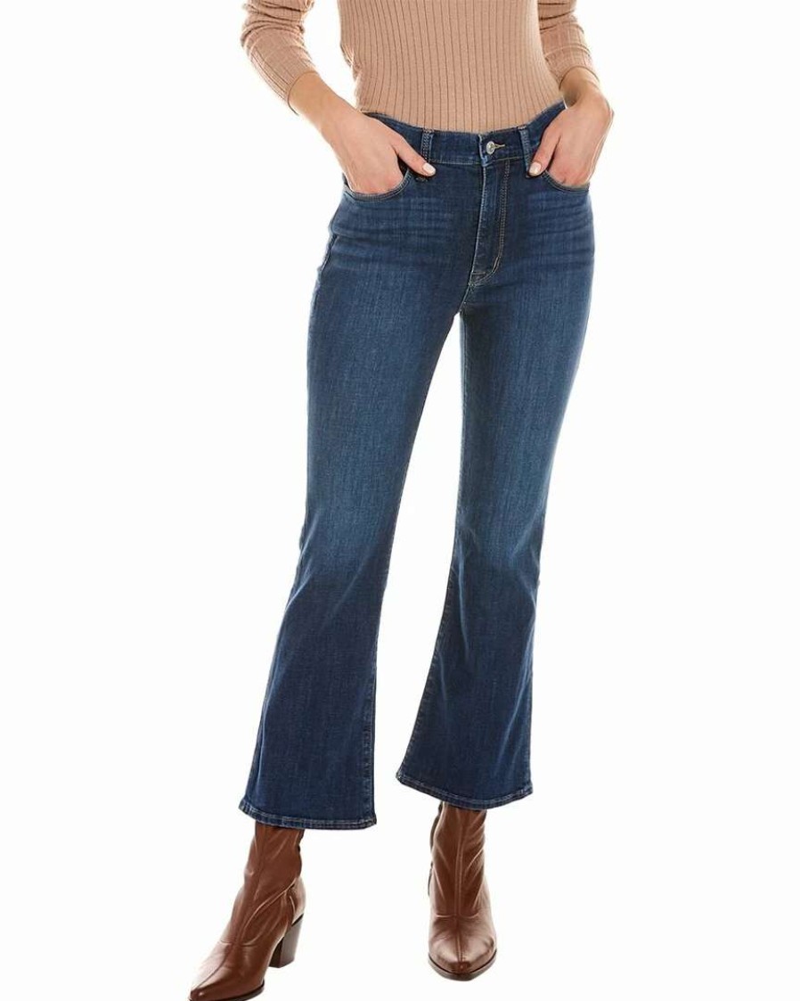 Jeans * | Hudson Jeans Blair Shadow High-Rise Bootcut Crop Jean Women