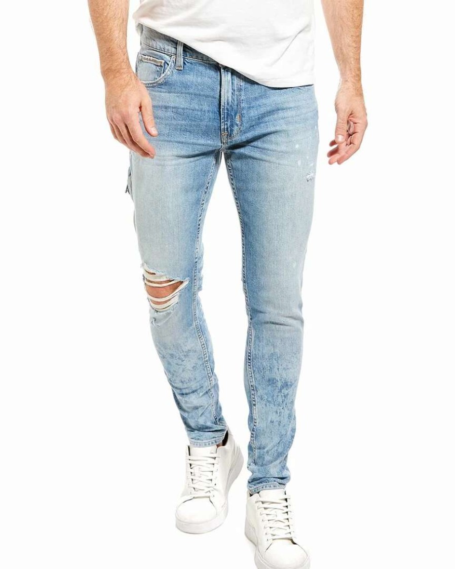 Jeans * | Hudson Jeans Zack Clouds Skinny Jean Men