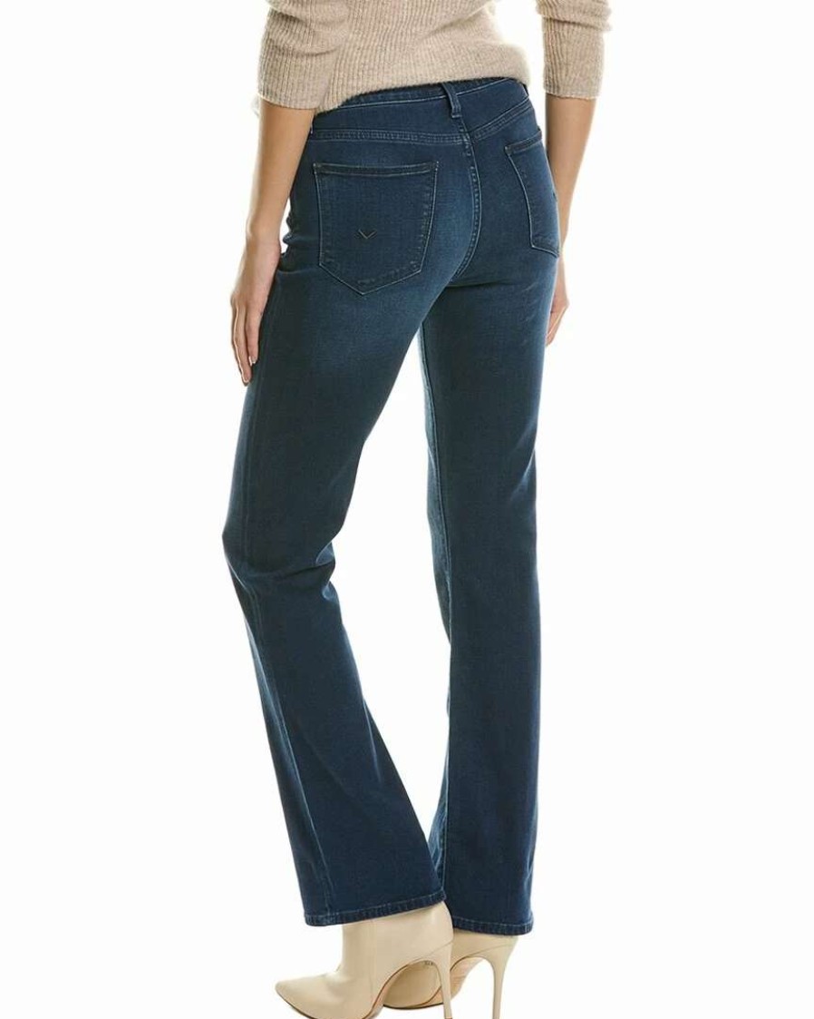 Jeans * | Hudson Jeans Blair Jett High-Rise Bootcut Crop Jean Women