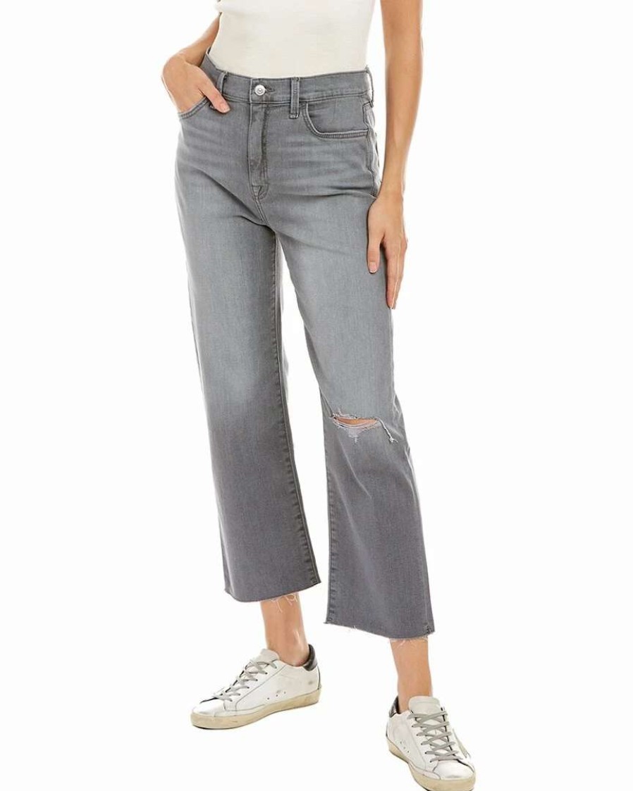 Jeans * | Hudson Jeans Noa Graveyard Mid-Rise Straight Crop Jean Women