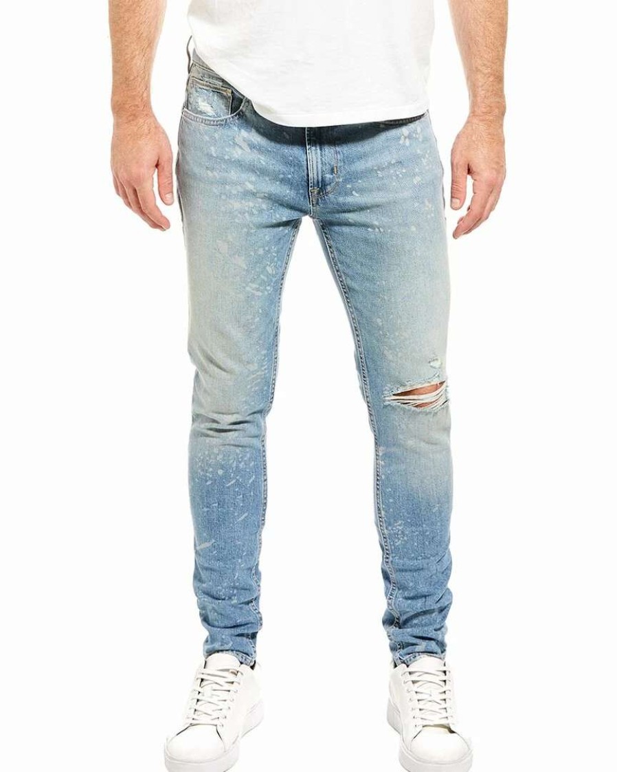 Jeans * | Hudson Jeans Zack Indigo Spray Skinny Jean Men