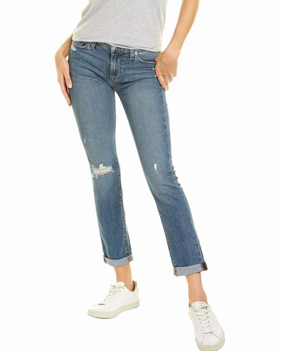 Jeans * | Hudson Jeans Krista Petra Cropped Straight Leg Jean Women