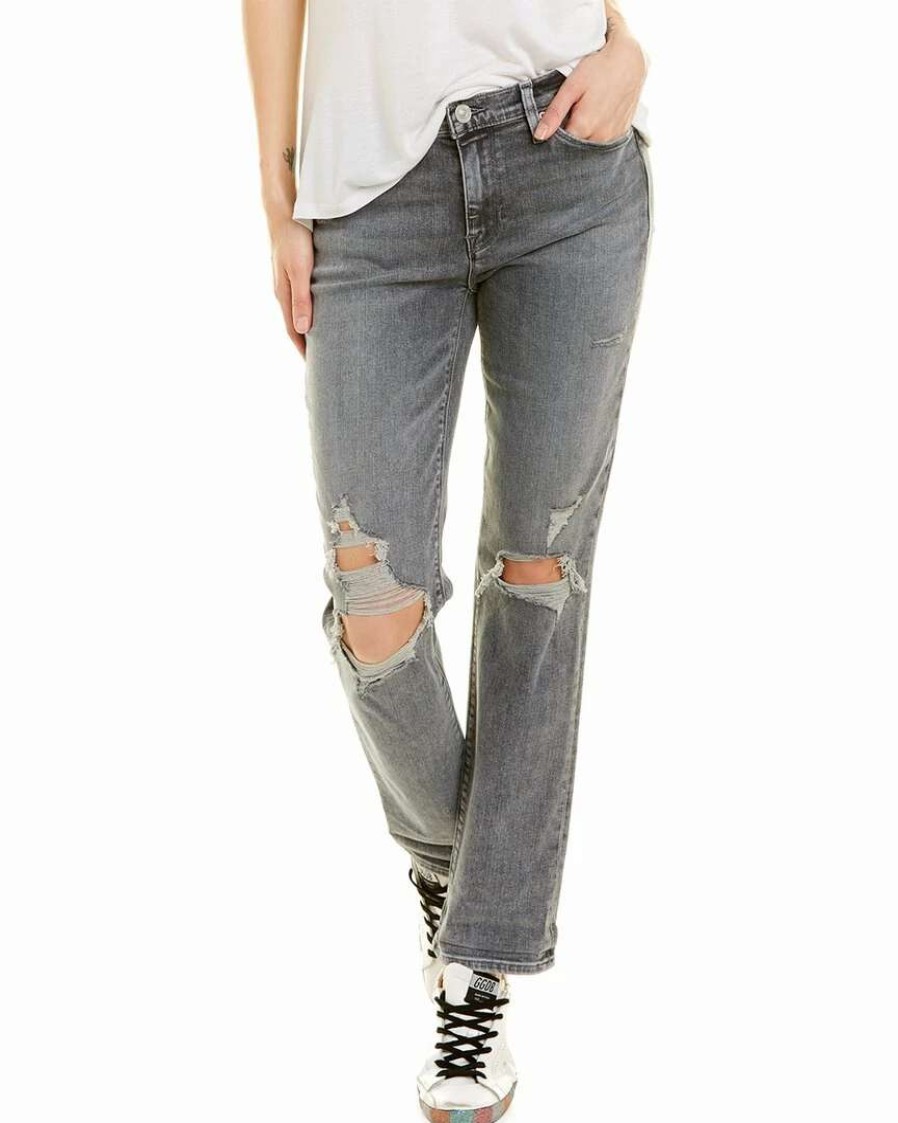 Jeans * | Hudson Jeans Nico Night Moves Straight Ankle Jean Women