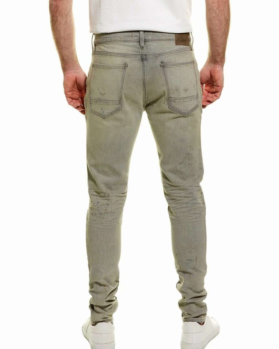 Jeans * | Hudson Jeans Zack Stained Khaki Skinny Jean Men