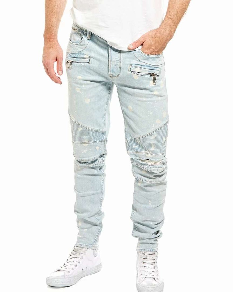 Jeans * | Hudson Jeans The Blinder Elements Skinny Biker Jean