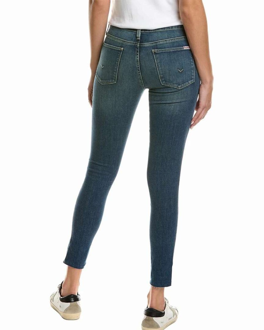 Jeans * | Hudson Jeans Krista Flora Low-Rise Super Skinny Ankle Jean Women