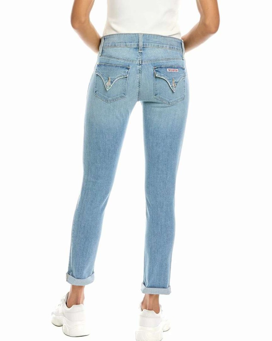 Jeans * | Hudson Jeans Collin Rococo Straight Crop Jean Women