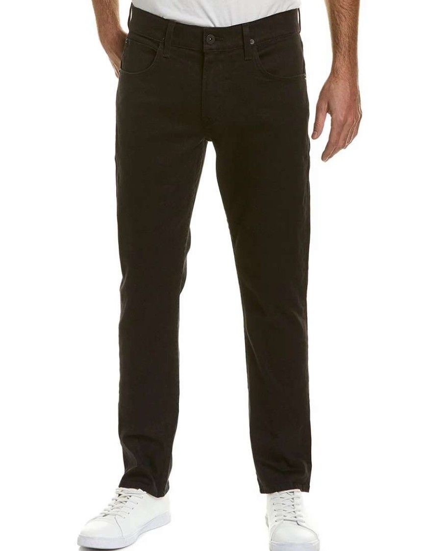 Jeans * | Hudson Jeans Blake Black Slim Straight Leg Men