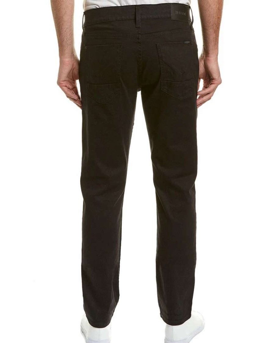 Jeans * | Hudson Jeans Blake Black Slim Straight Leg Men