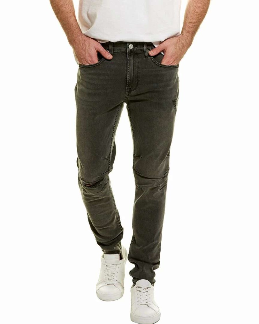 Jeans * | Hudson Jeans Zack Cinder Moto Skinny Jean Men