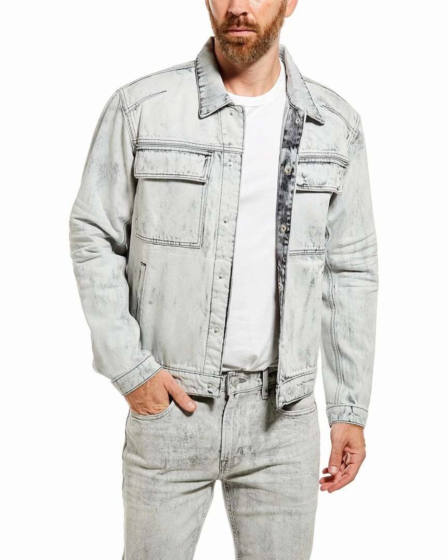 Outerwear * | Hudson Jeans Darted Trucker Jacket Men Outerwear