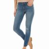 Jeans * | Hudson Jeans Krista Stormy Waves Low-Rise Skinny Ankle Jean Women