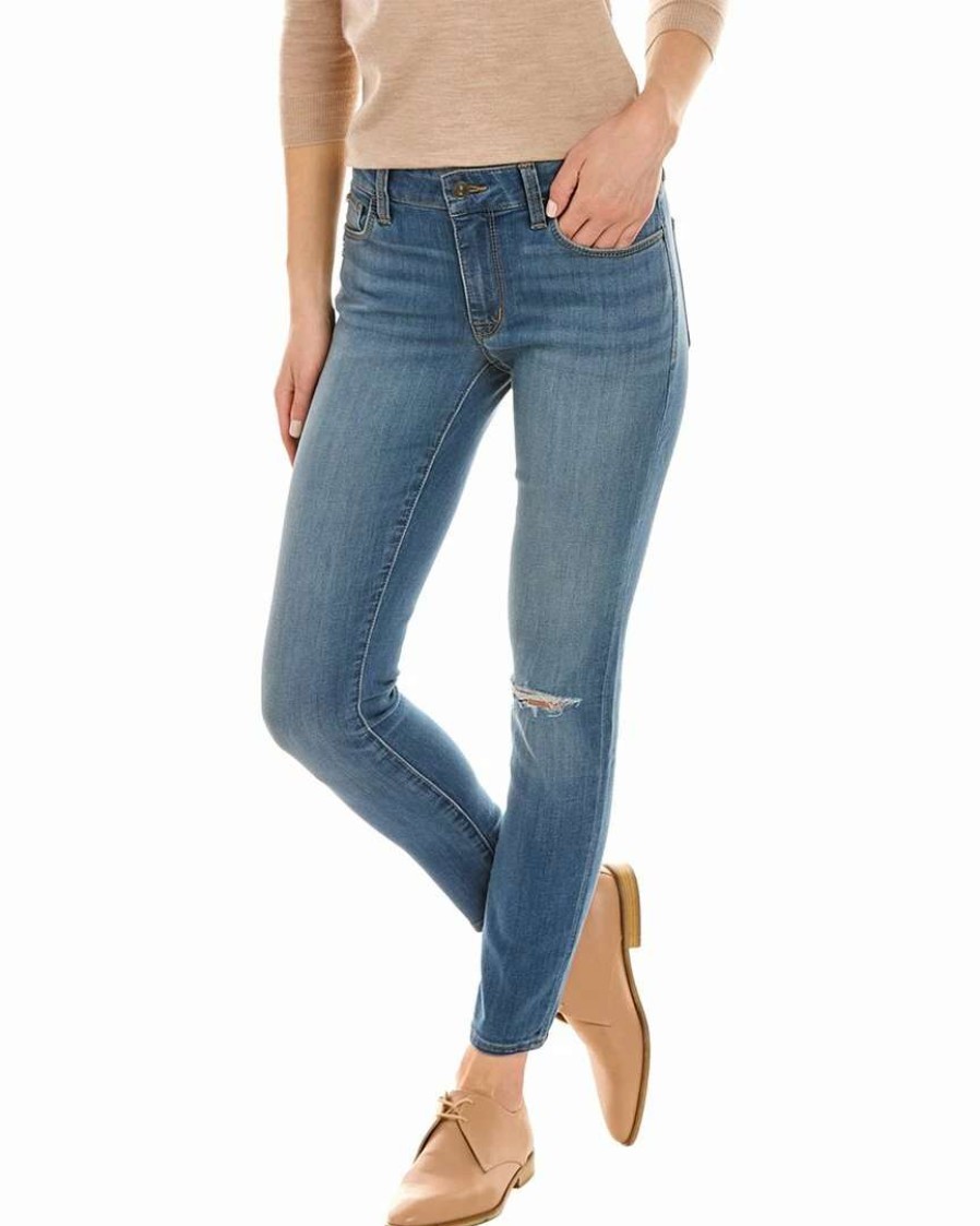 Jeans * | Hudson Jeans Krista Stormy Waves Low-Rise Skinny Ankle Jean Women