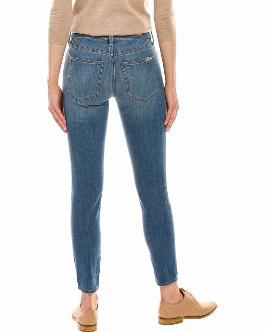 Jeans * | Hudson Jeans Krista Stormy Waves Low-Rise Skinny Ankle Jean Women