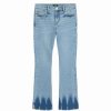 Pants & Leggings * | Hudson Jeans Dipped Hem Flare Jean Kids Pants & Leggings