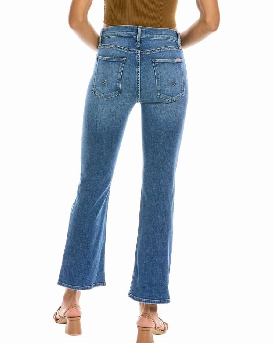 Jeans * | Hudson Jeans Blair Burning Bridges High-Rise Bootcut Crop Jean Women