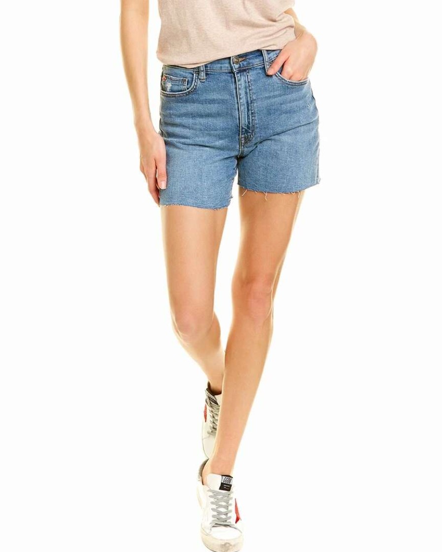 Shorts * | Hudson Jeans Kass Zina High-Rise Biker Shorts Women