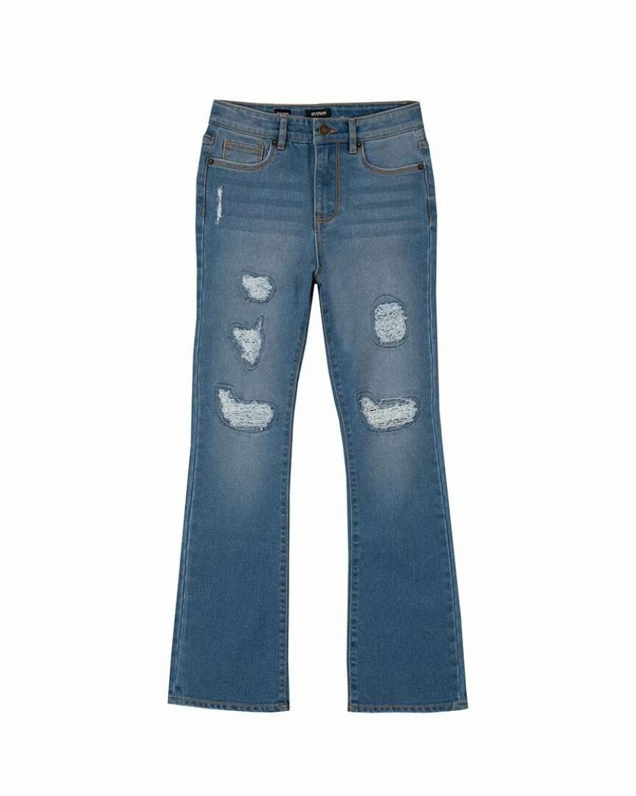 Pants & Leggings * | Hudson Jeans High-Waist Flare Jean Kids Pants & Leggings