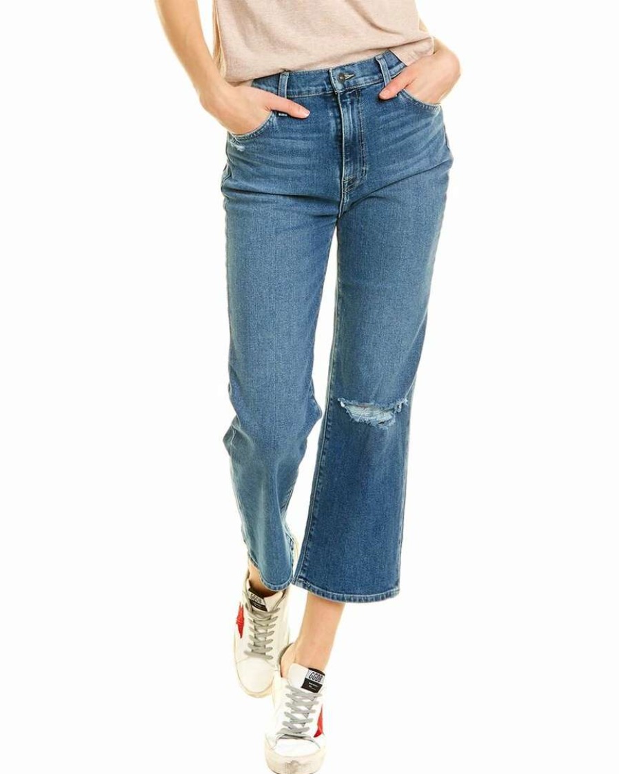 Jeans * | Hudson Jeans Noa Rhoda Mid-Rise Straight Crop Jean Women