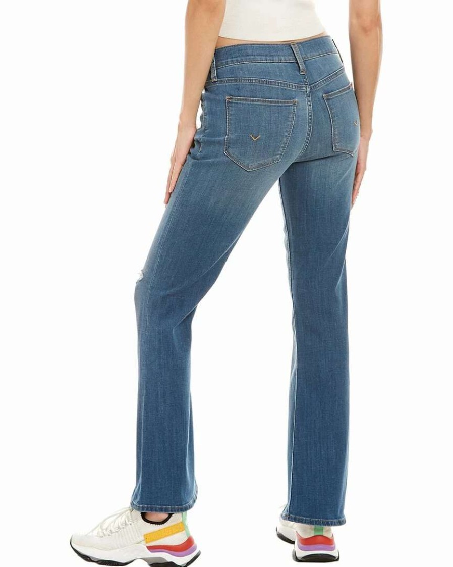 Jeans * | Hudson Jeans Natalie Stormy Waves Mid-Rise Bootcut Jean Women