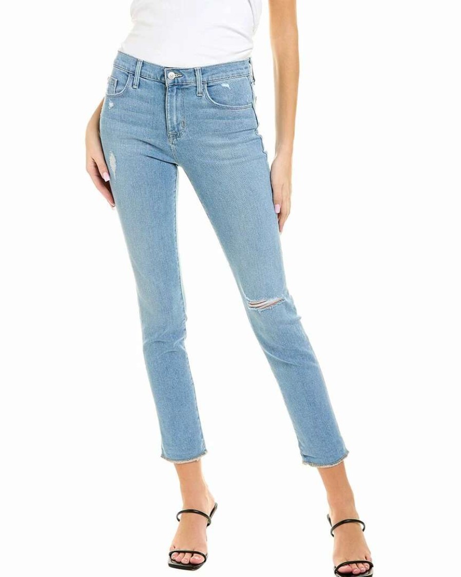 Jeans * | Hudson Jeans Natalie Suzette Mid-Rise Slim Boyfriend Crop Jean Women