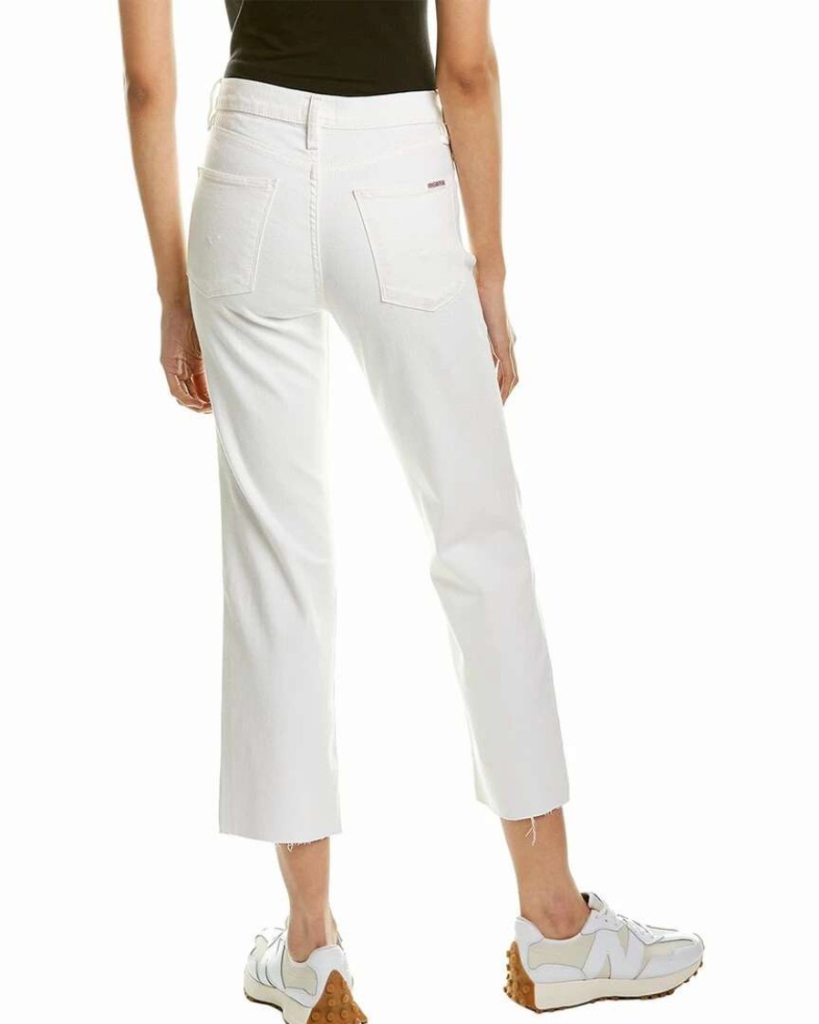 Jeans * | Hudson Jeans Noa White High-Rise Straight Ankle Jean Women