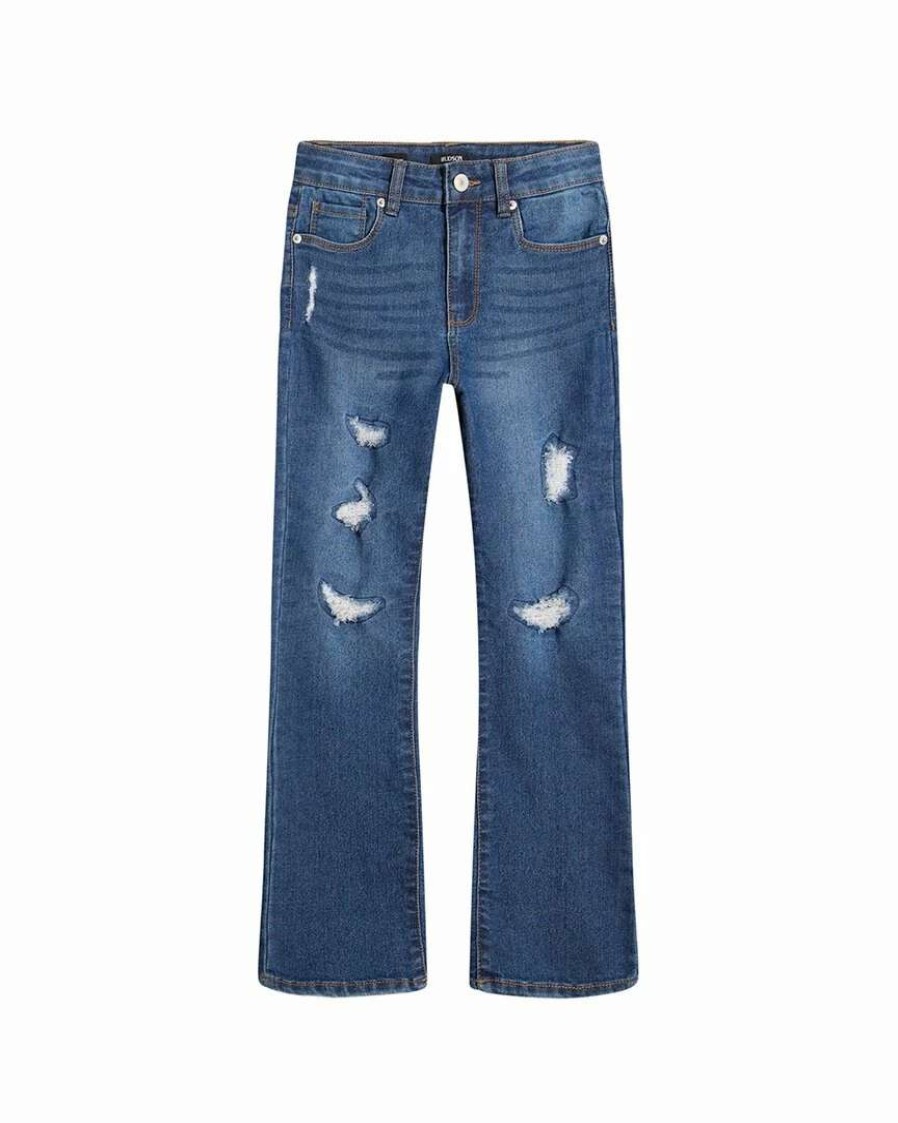 Pants & Leggings * | Hudson Jeans High-Waist Flare Jean Kids Pants & Leggings