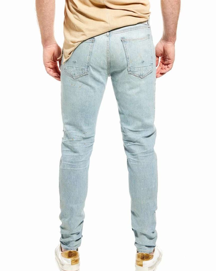 Jeans * | Hudson Jeans Zack Light Plaster Skinny Jean Men