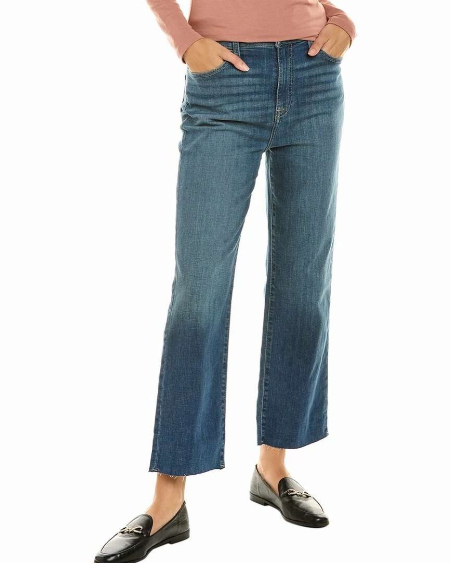 Jeans * | Hudson Jeans Noa Wonderland Mid-Rise Straight Crop Jean Women