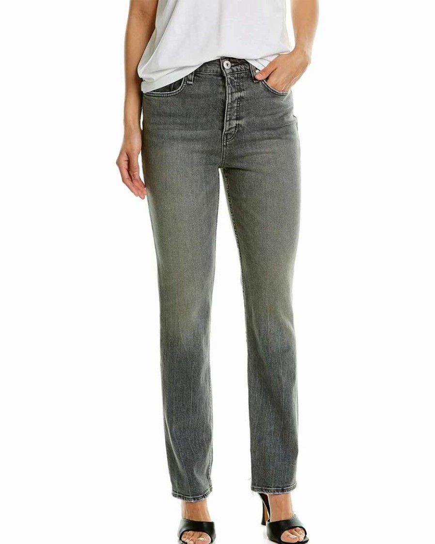 Jeans * | Hudson Jeans Holly Foggy Night High-Rise Straight Jean Women