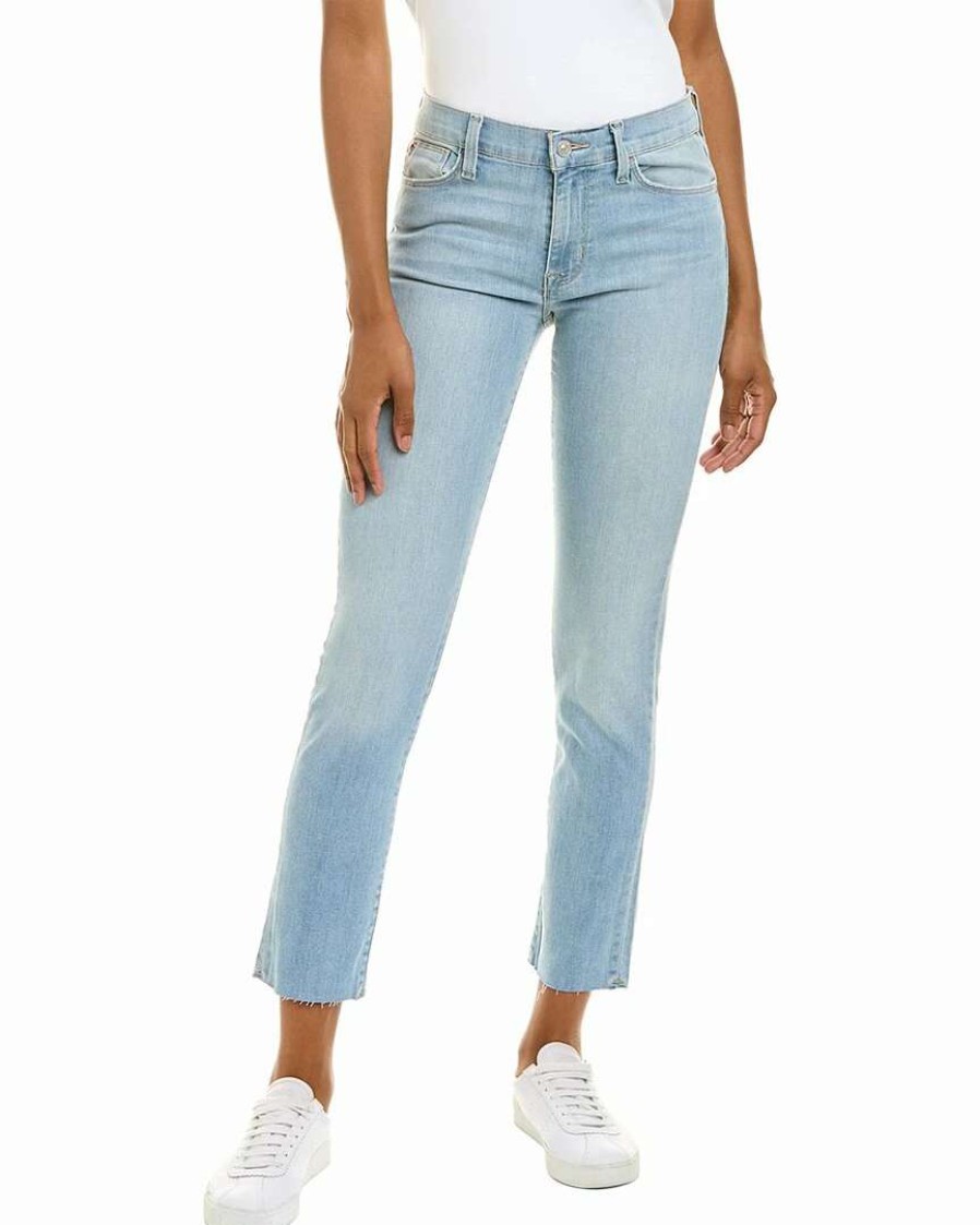 Jeans * | Hudson Jeans Natalie Heather Mid-Rise Straight Ankle Jean Women