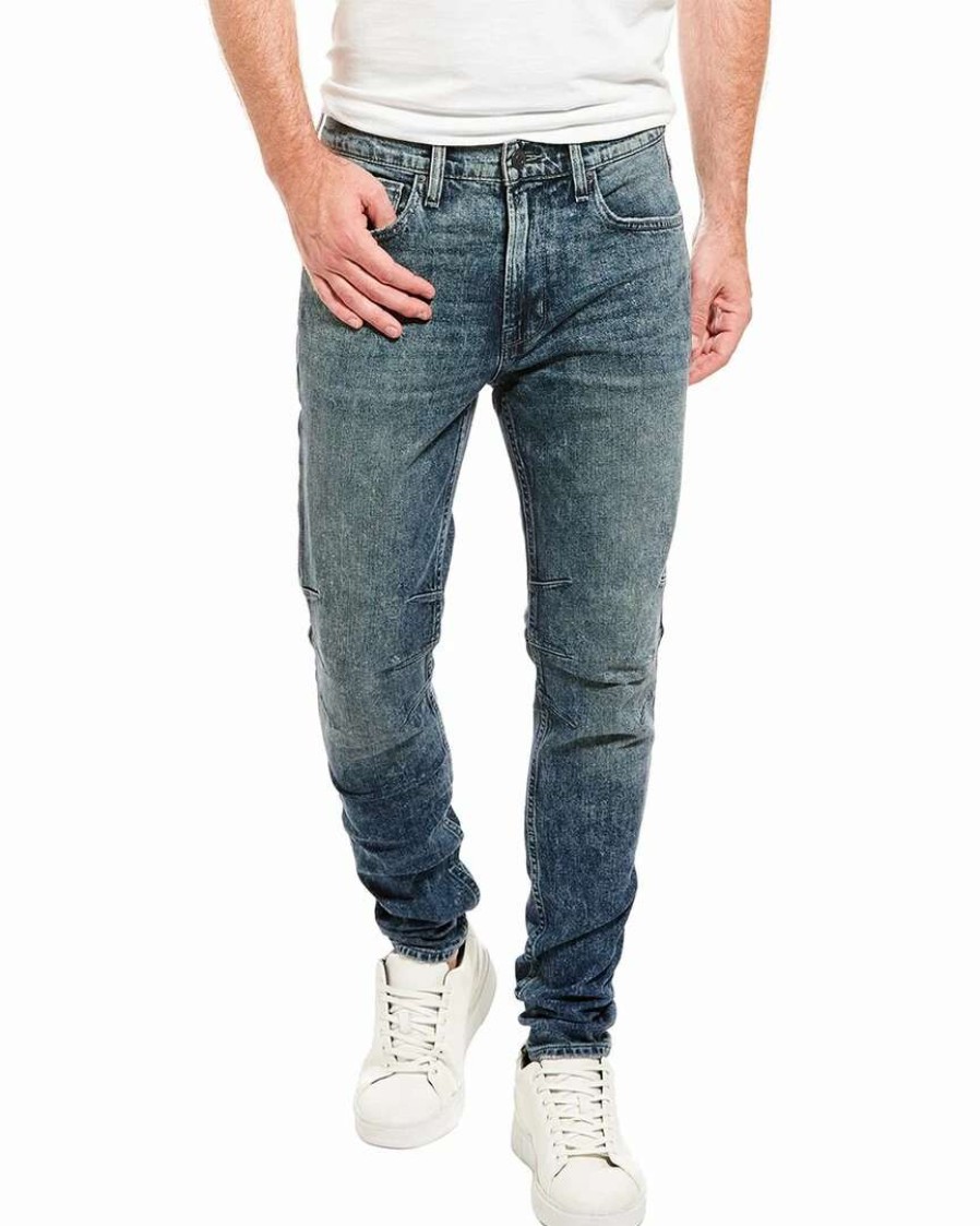 Jeans * | Hudson Jeans Zack Vintage Indigo Skinny Moto Jean Men