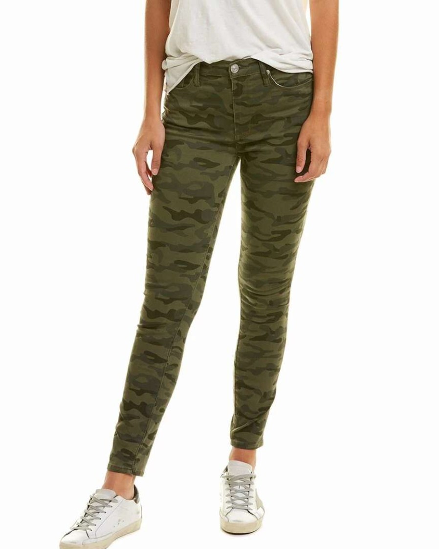 Jeans * | Hudson Jeans Blair Olive Camo High-Rise Super Skinny Jean Women