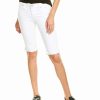 Shorts * | Hudson Jeans Viceroy White Bermuda Short Women Shorts